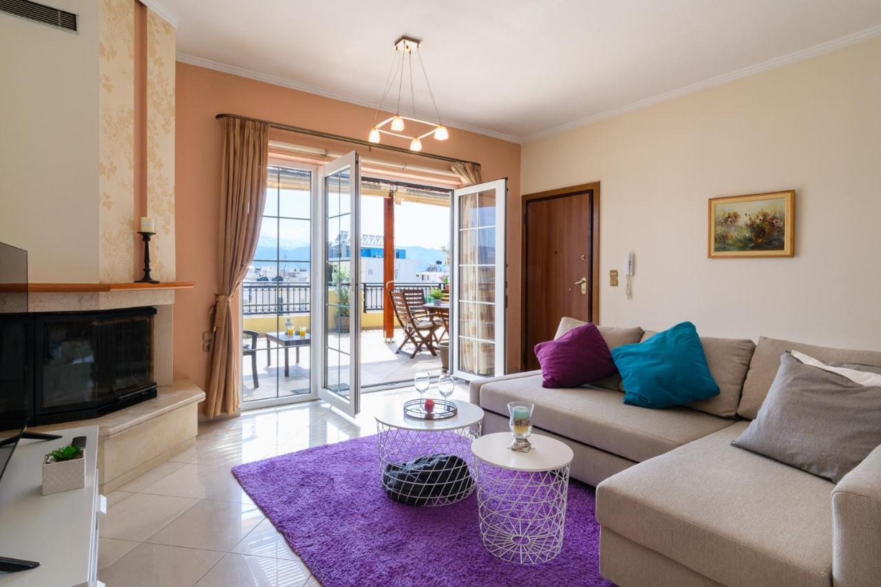 Central Penthouse In Quiet Neighborhood Near Sandy Beach Chania  Екстер'єр фото